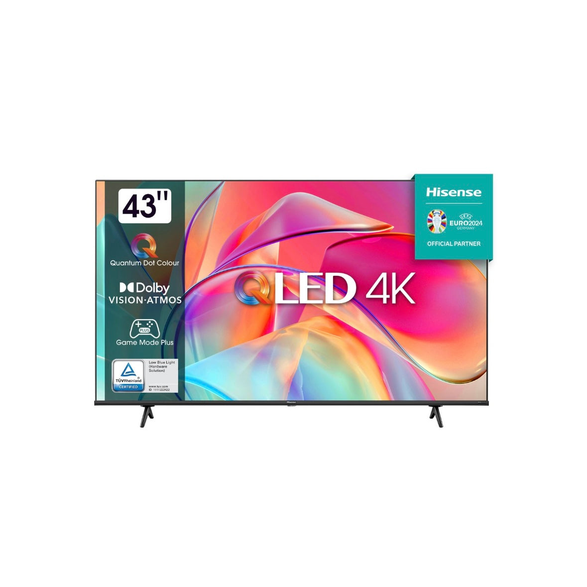 Hisense 43" E7K 4K Smart UHD QLED TV with Quantum Dot & Dolby Vision