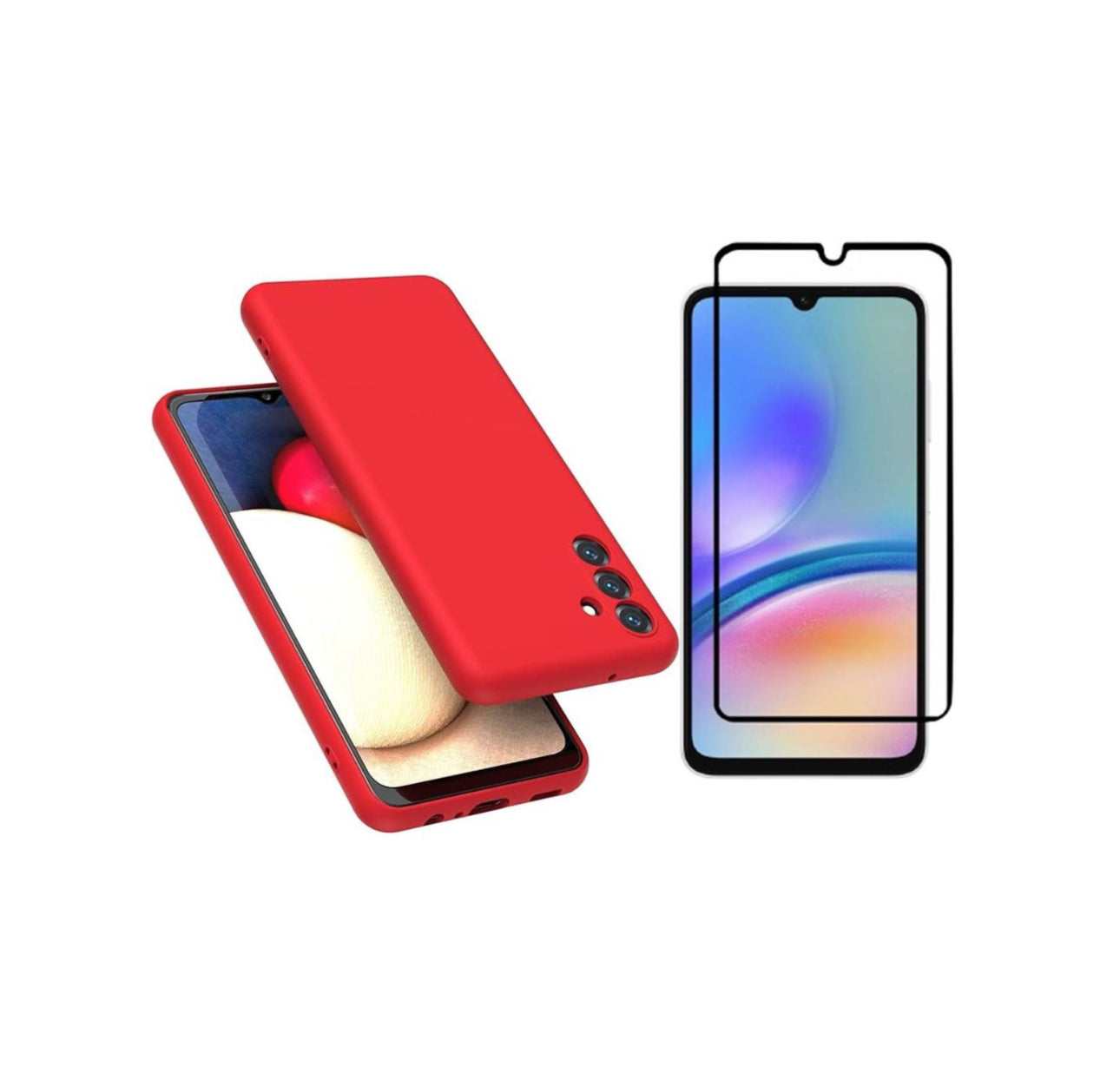 π A05s Silicone Phone Case & Screen Protector (100% off)