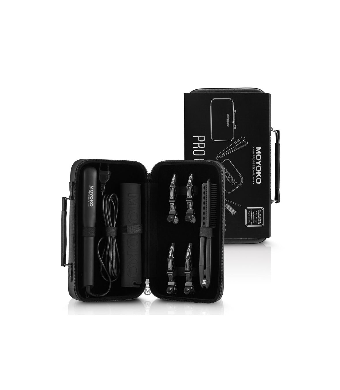 Moyoko Pro Glider - Hair Straightener Kit - Ceramic Flat Iron