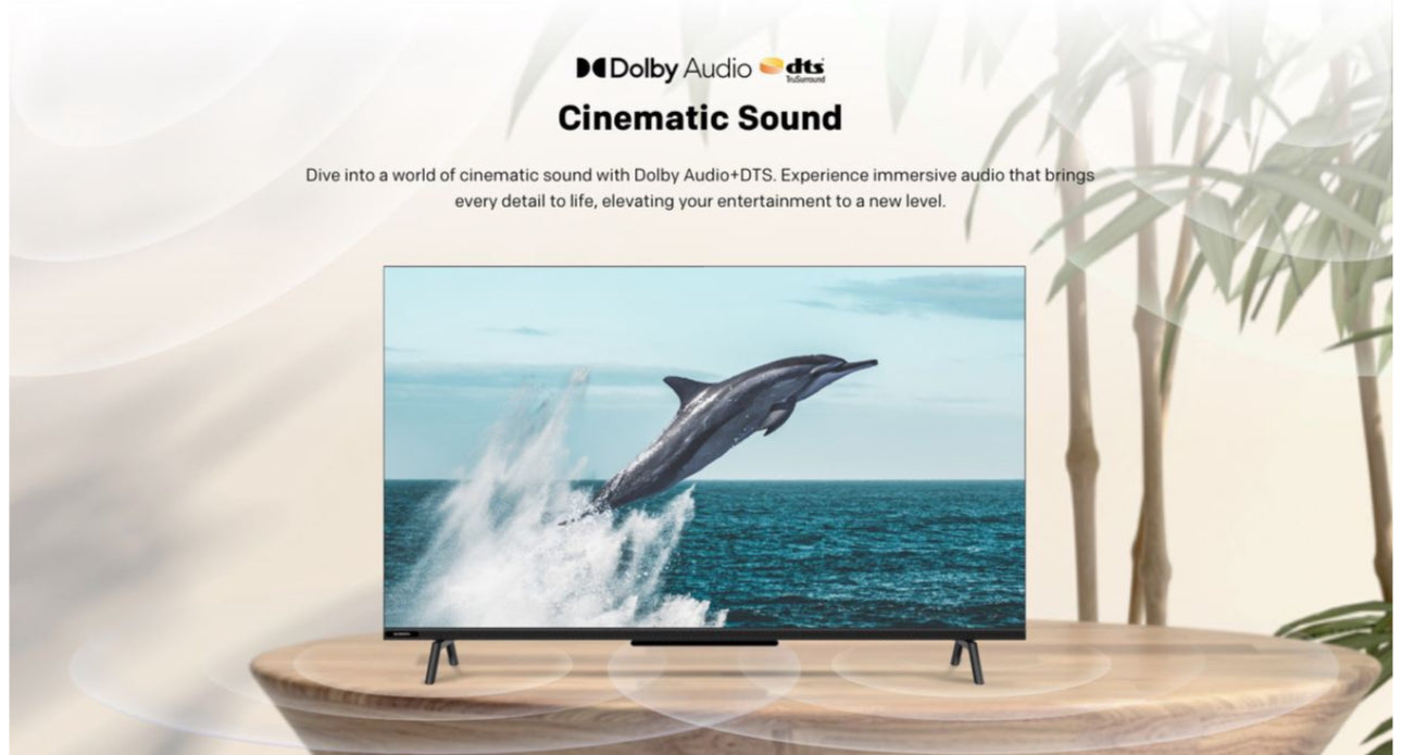 Skyworth 55" 4K UHD Google Smart TV With Google Assistant - G6400G