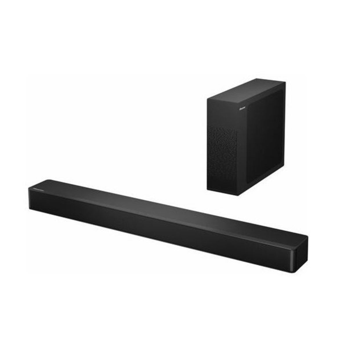 π Hisense 2.1Ch 240W Bluetooth Sound Bar with Wireless Subwoofer (100% off)