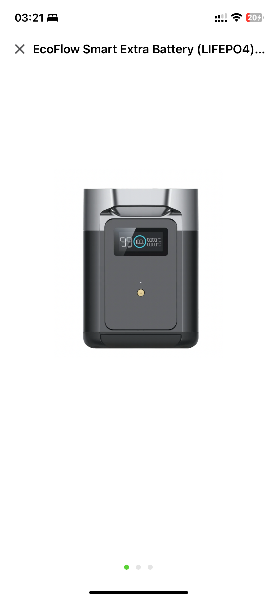 Delta 2 Smart Extra Battery