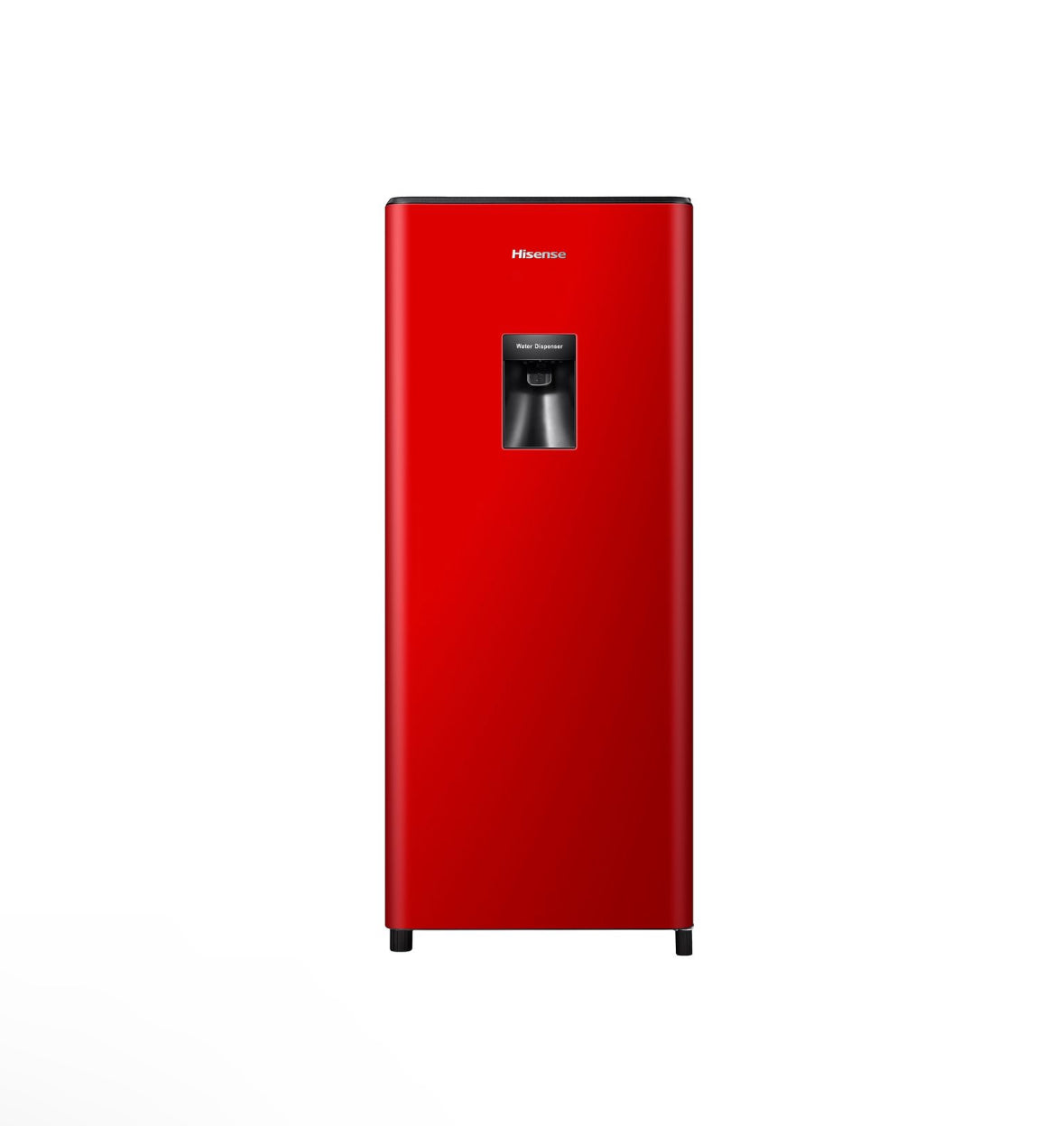 Hisense 177L Single Door Fridge with Water Dispenser - Red