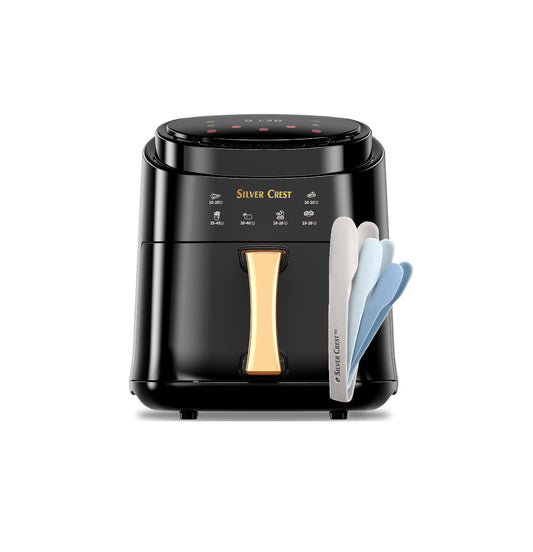 Silver Crest 8L Digital Air Fryer with Nesting Tongs Set