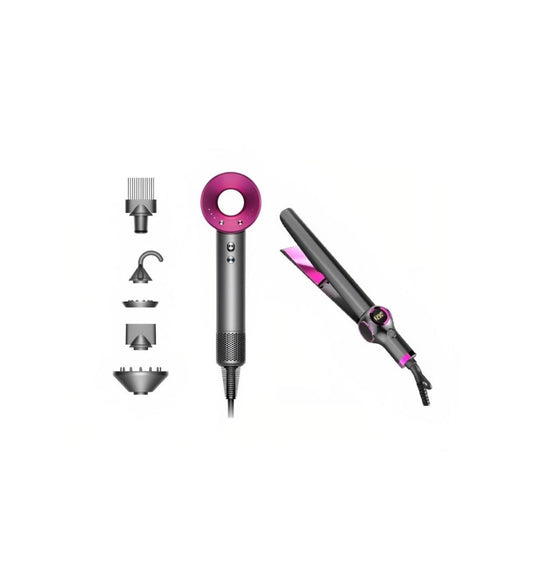 Professional Hair Dryer & 2 in 1 Hair Curler & Straightener