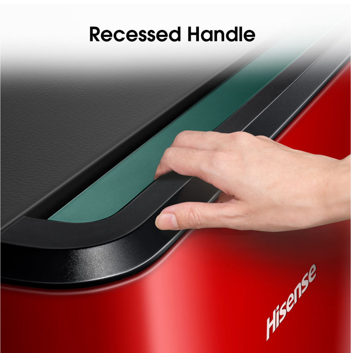 Hisense 177L Single Door Fridge with Water Dispenser - Red