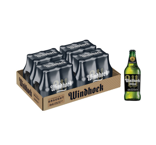 Windhoek Draught - Beer NRB - 24 x 440ml