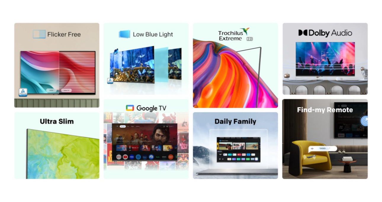 Skyworth 32" FHD Google Smart TV with Google Assistant - E5500G