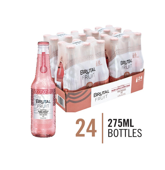 Brutal Fruit Ruby Apple Spritzer 24 x 275ml Bottle