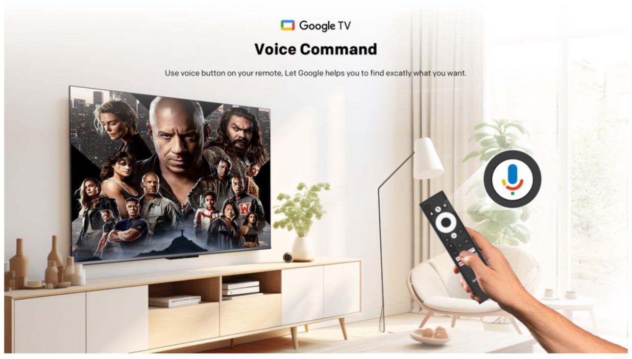 Skyworth 60" 4K UHD Google Smart TV With Google Assistant - G6500G