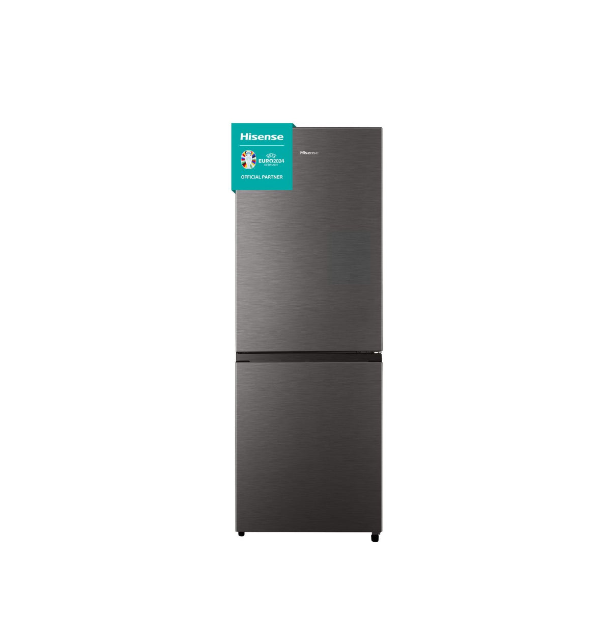 Hisense 223L Bottom Freezer Fridge - Titanium Inox