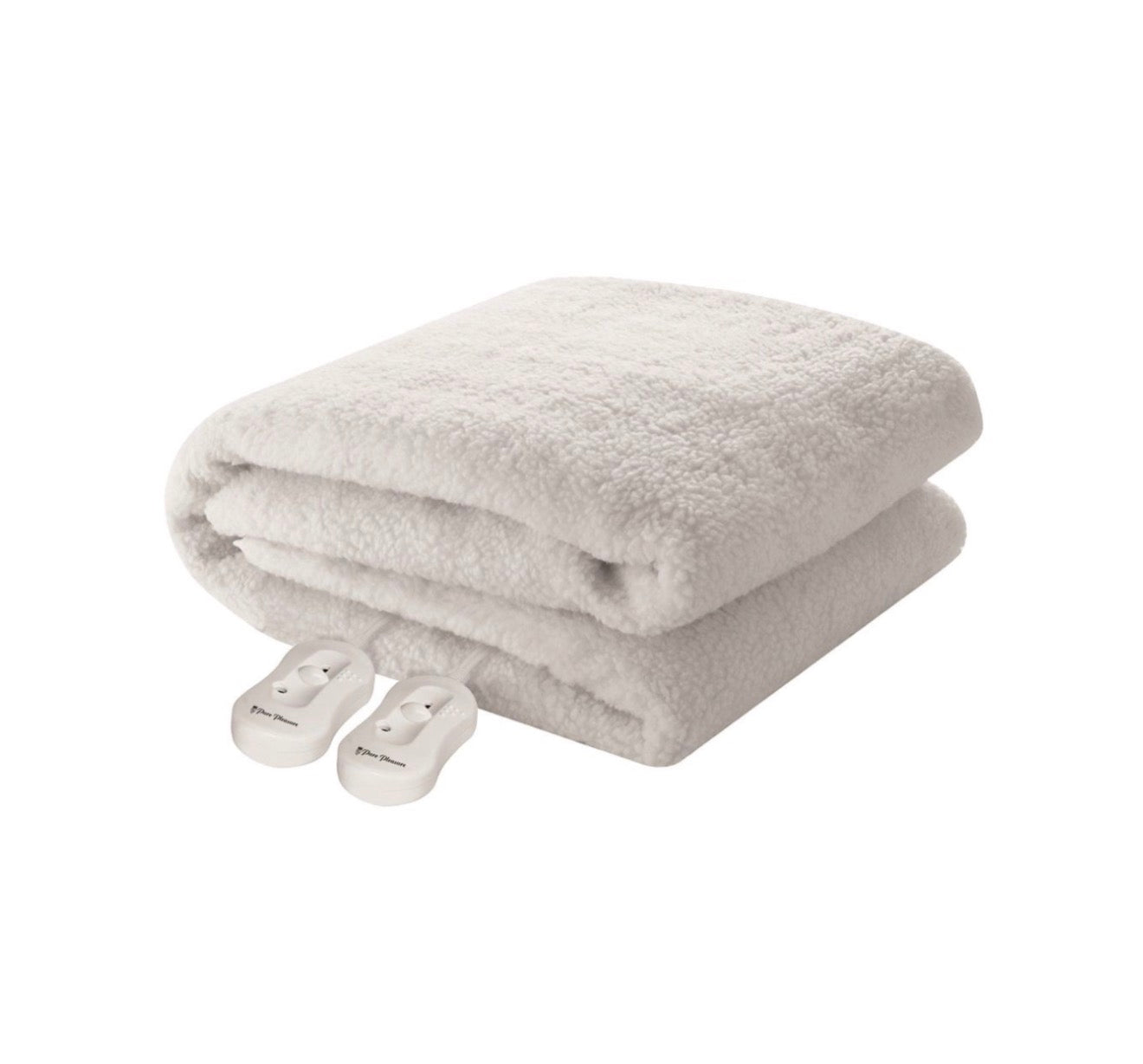 Pure Pleasure Sherpa Fleece Electric Blanket
