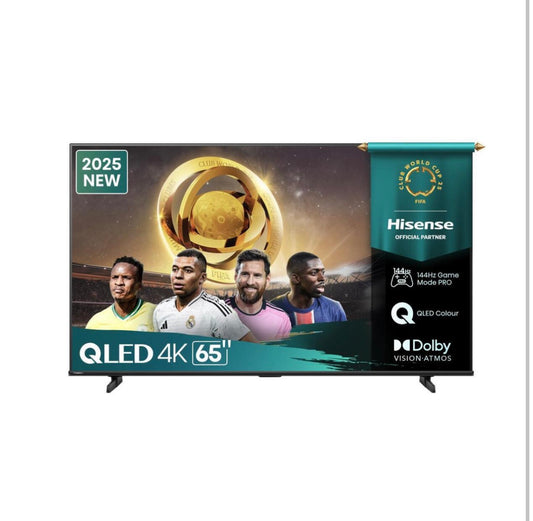Hisense 65" 4K UHD Smart TV HDR & Dolby Digital 144HZ 65Q7Q