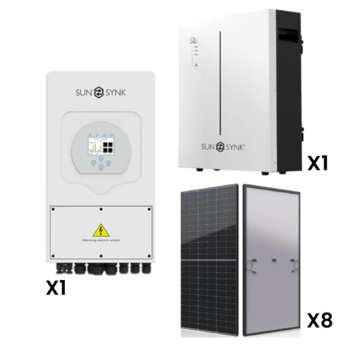 Sunsynk 8kW Solar Kit